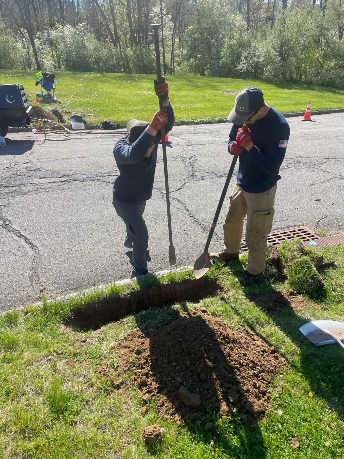 JWSR LLC crew and equipment on the job in New Jersey