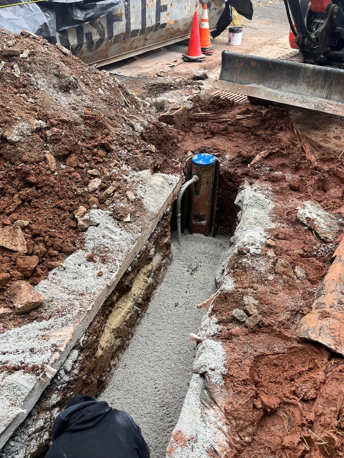 Sewer, water and underground utility work by JWSR LLC in New Jersey