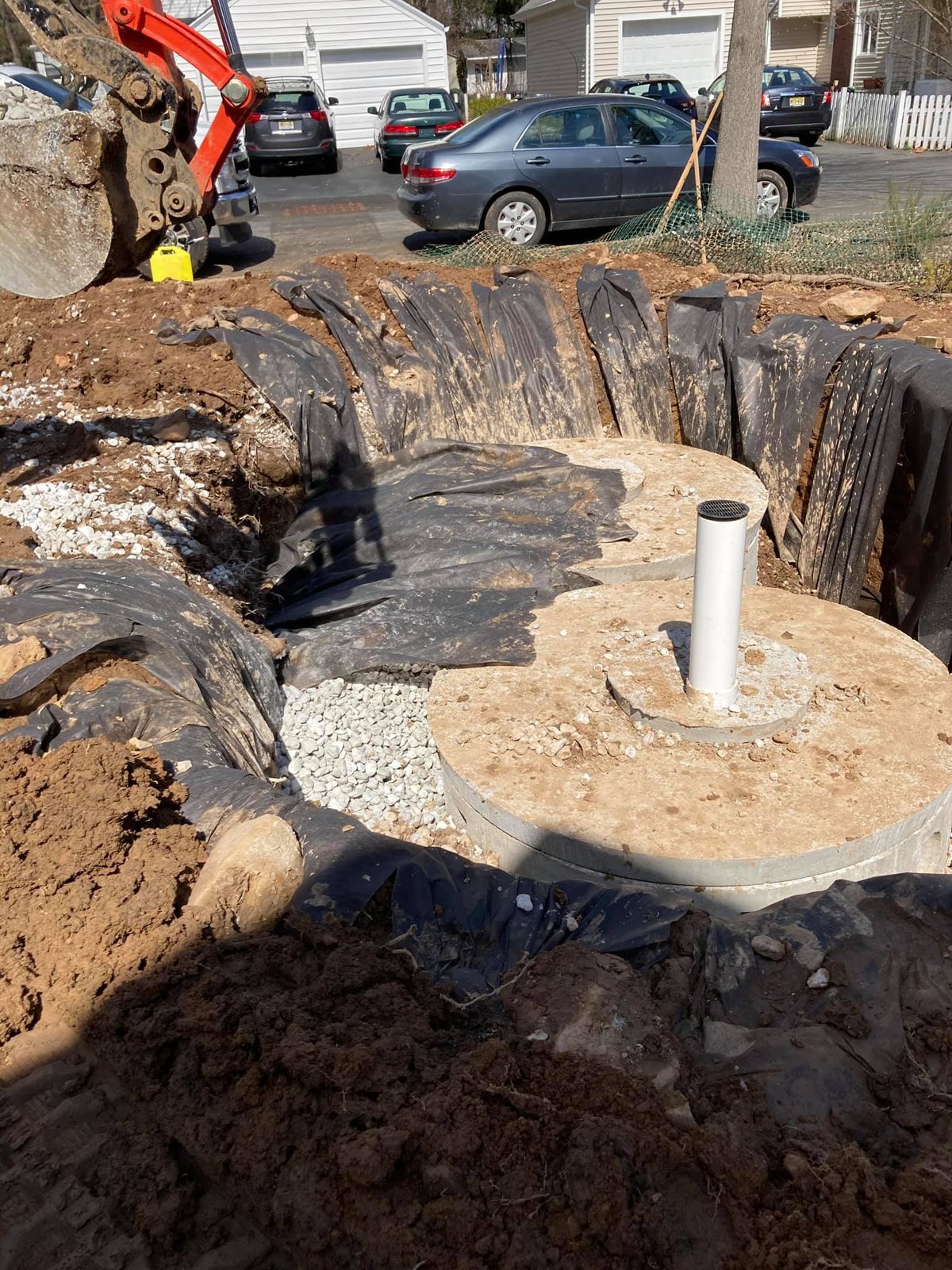 Septic and drainage installation by JWSR LLC in New Jersey