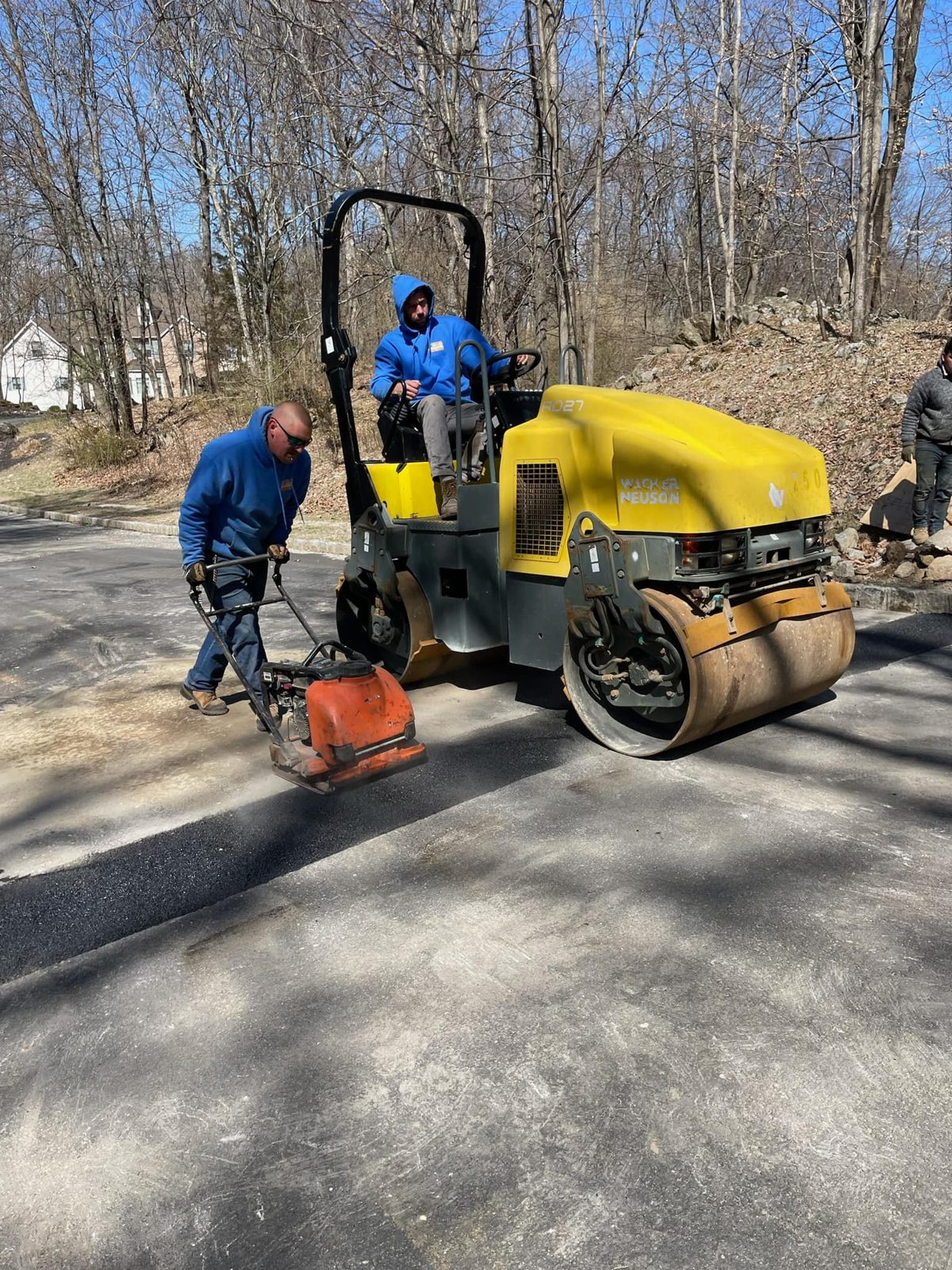 Driveway construction by JWSR LLC in New Jersey