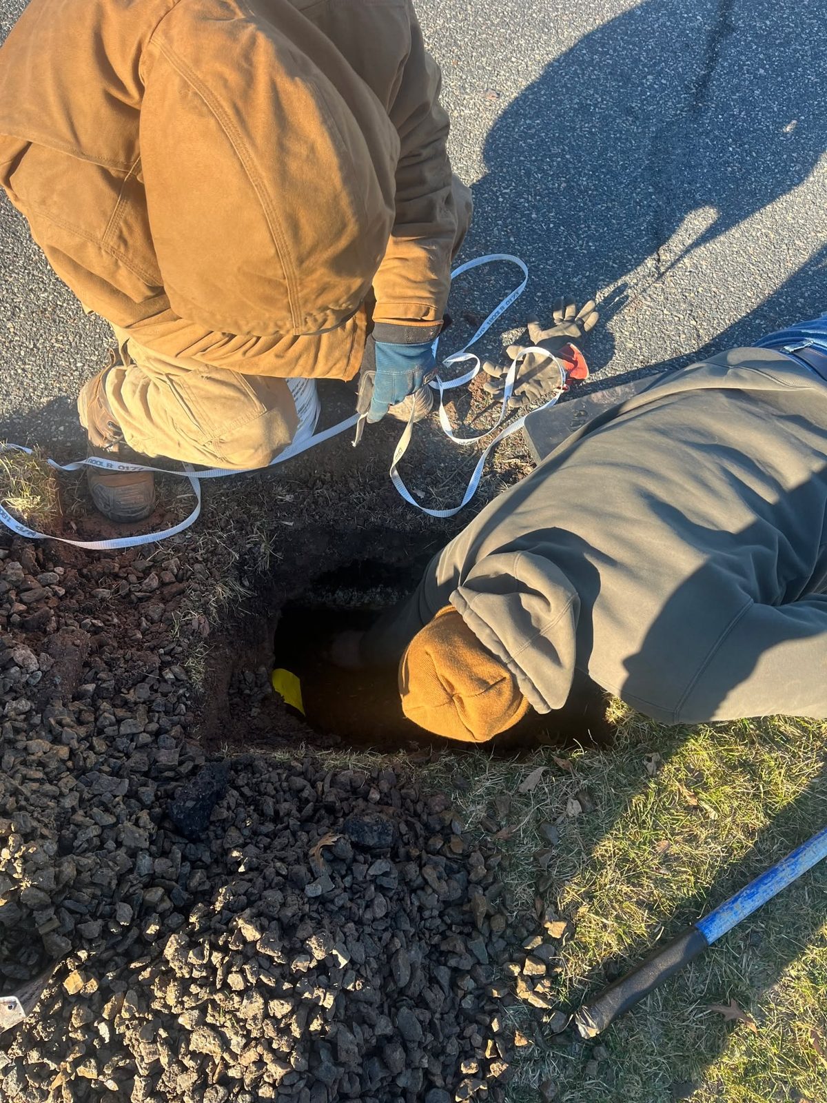 Sewer, water and underground utility work by JWSR LLC in New Jersey