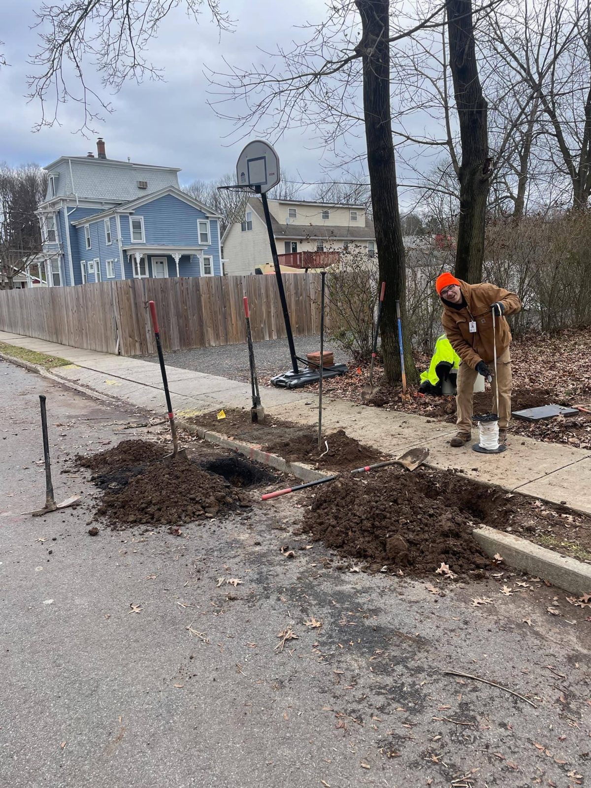 Land clearing by JWSR LLC in New Jersey