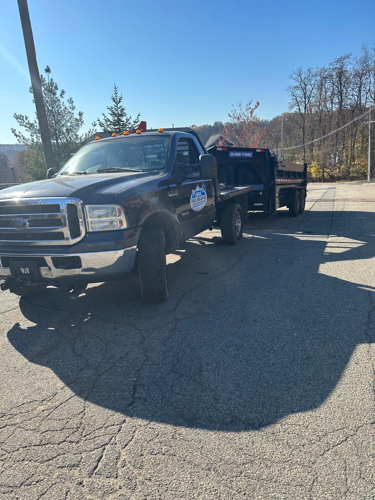JWSR LLC crew and equipment on the job in New Jersey