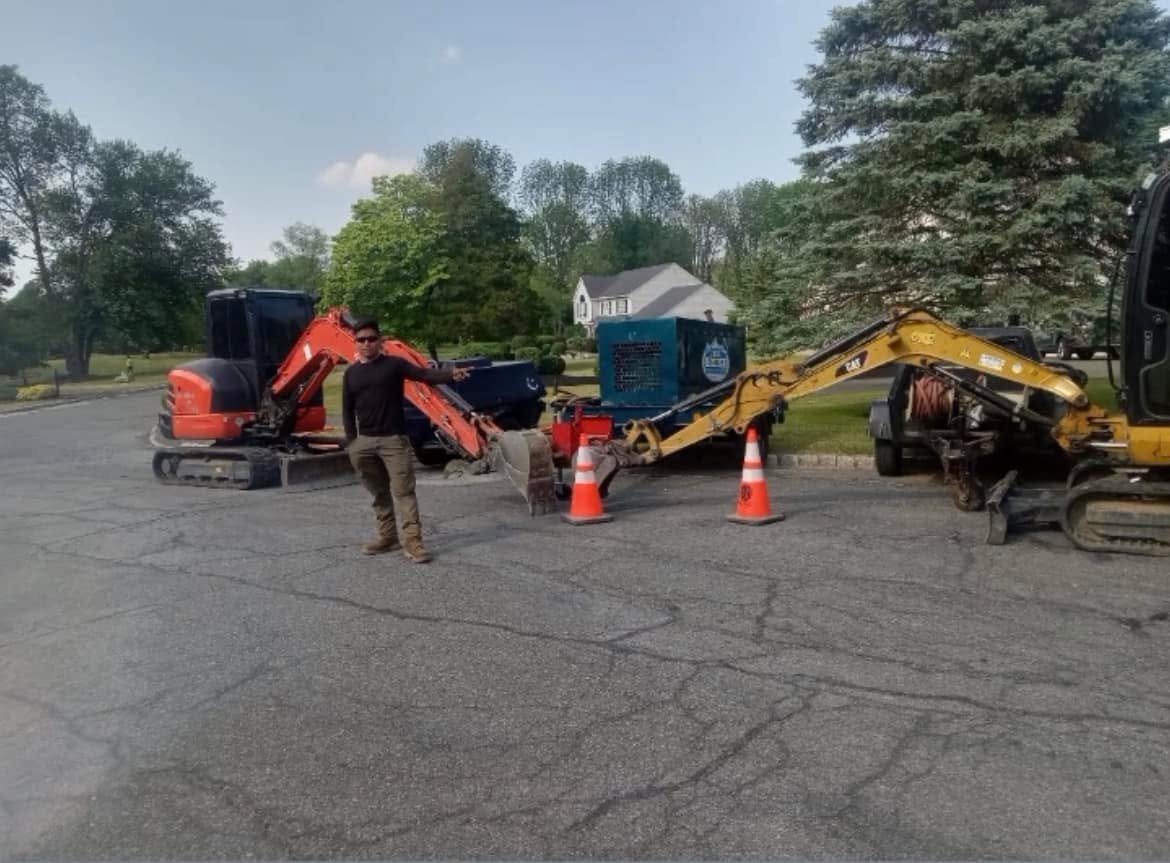 Sewer, water and underground utility work by JWSR LLC in New Jersey